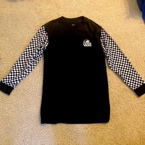 Vans X Sketchy Tank Checkered Skull Longsleeve Shirt
